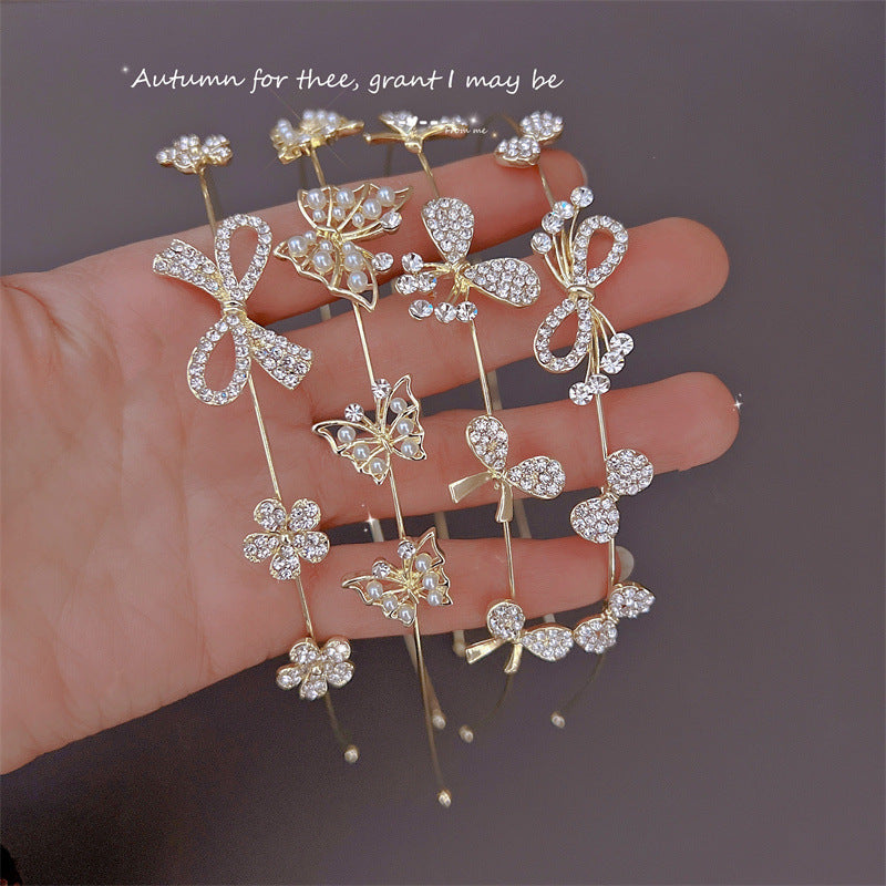 Banda Para El Cabello De Aleación De Diamante Estrella al por mayor